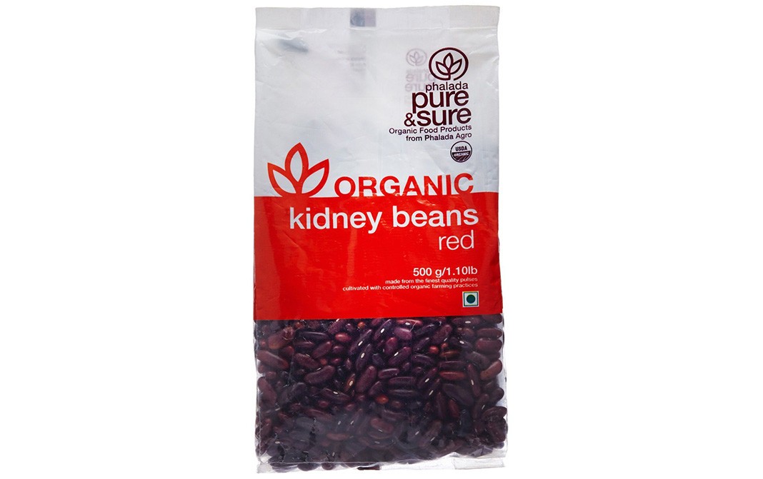 Pure & Sure Organic Kidney Beans Red    Pack  500 grams